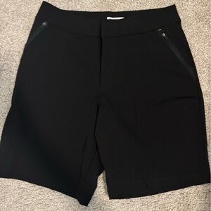 Tommy Bahama Black Women's Zip-Pocket Performance Shorts